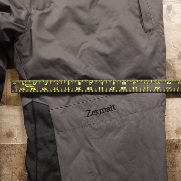 Zermatt Insulated Snow Pants - Men's XL Gray 3K Waterproof - Picture 7 of 13